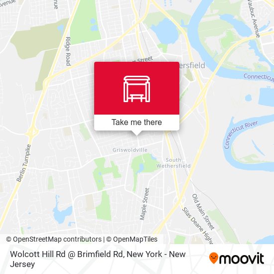 Wolcott Hill Rd @ Brimfield Rd map