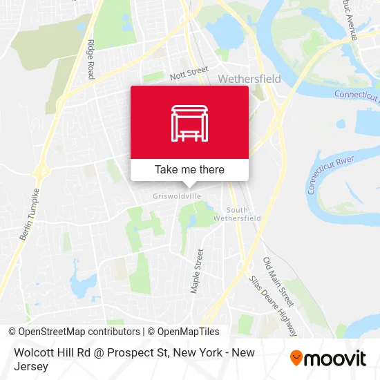 Wolcott Hill Rd @ Prospect St map