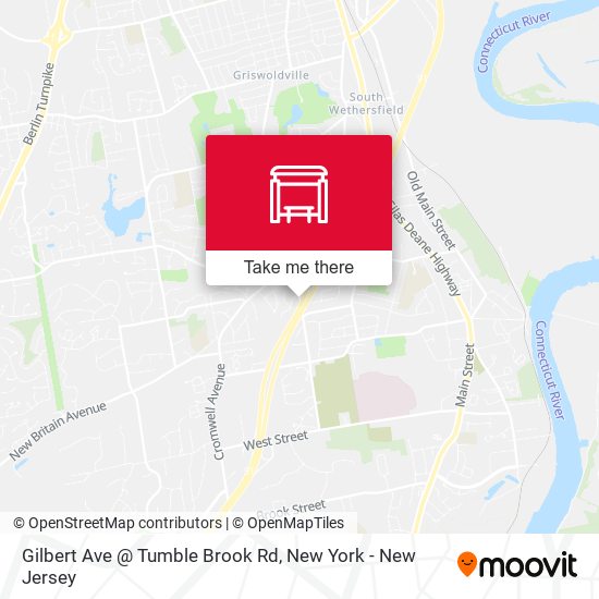Mapa de Gilbert Ave @ Tumble Brook Rd