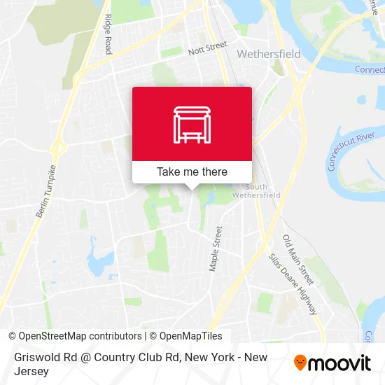 Griswold Rd @ Country Club Rd map