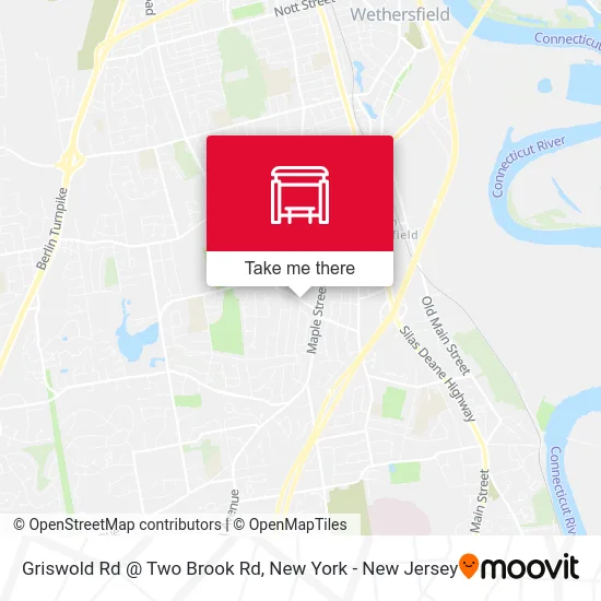 Griswold Rd @ Two Brook Rd map