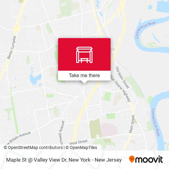 Mapa de Maple St @ Valley View Dr