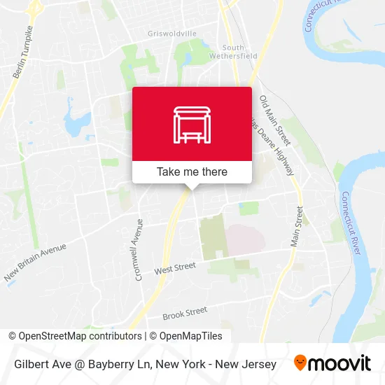 Gilbert Ave @ Bayberry Ln map