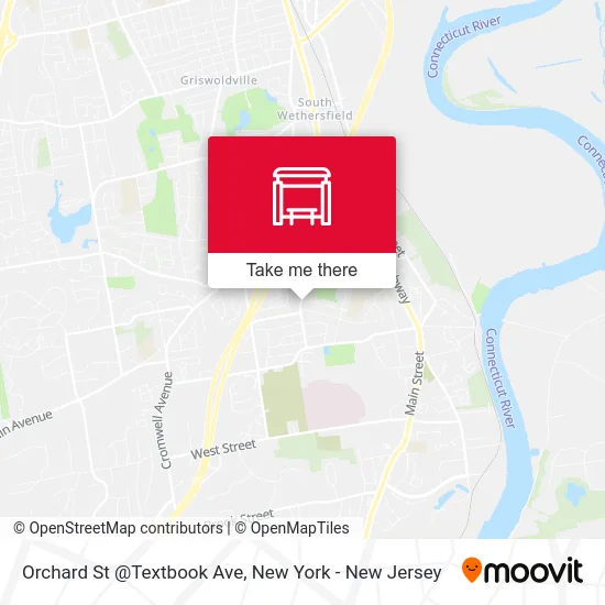 Orchard St @Textbook Ave map