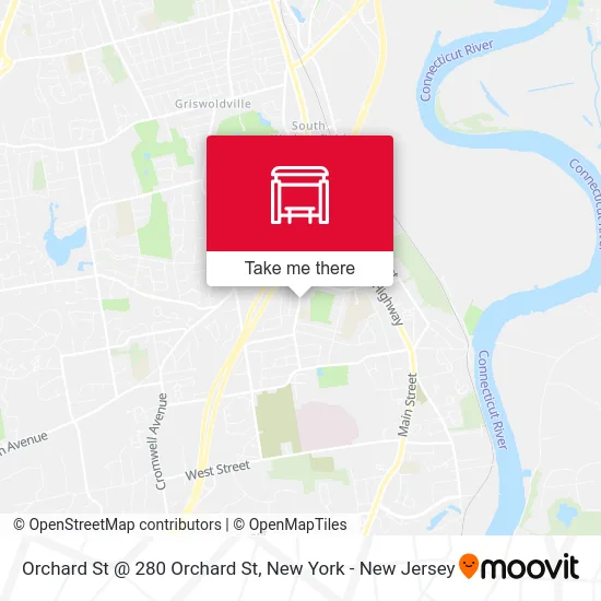 Orchard St @ 280 Orchard St map