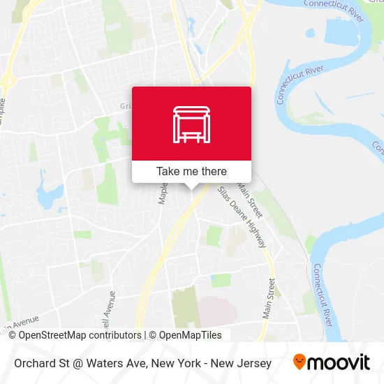 Orchard St @ Waters Ave map