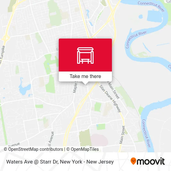 Waters Ave @ Starr Dr map