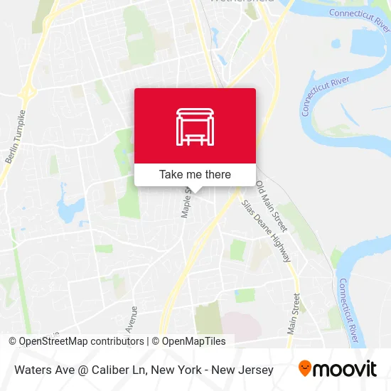 Waters Ave @ Caliber Ln map