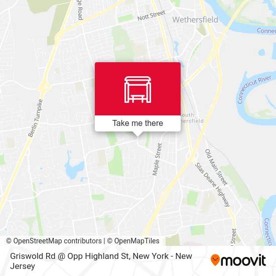 Griswold Rd @ Opp Highland St map