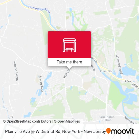 Mapa de Plainville Ave @ W District Rd
