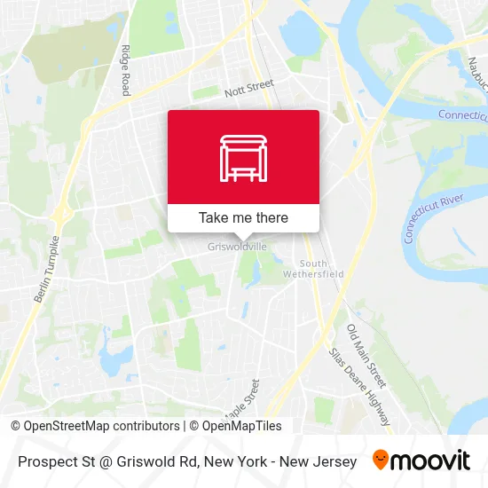Prospect St @ Griswold Rd map