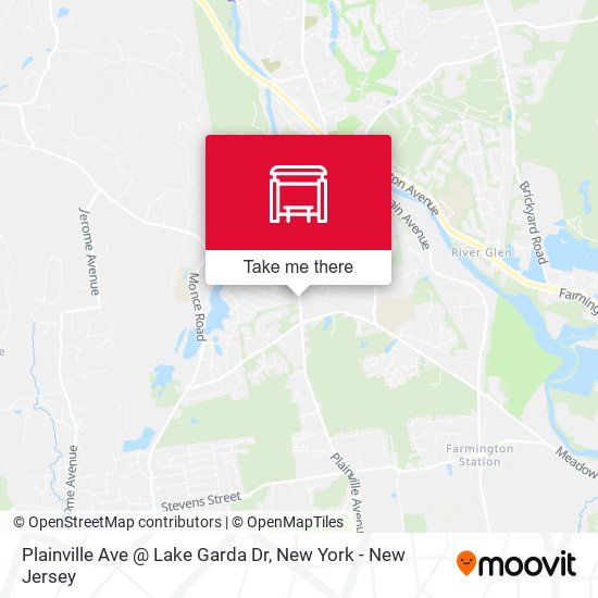 Plainville Ave @ Lake Garda Dr map