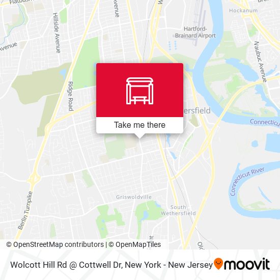 Mapa de Wolcott Hill Rd @ Cottwell Dr