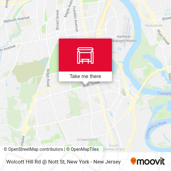 Wolcott Hill Rd @ Nott St map