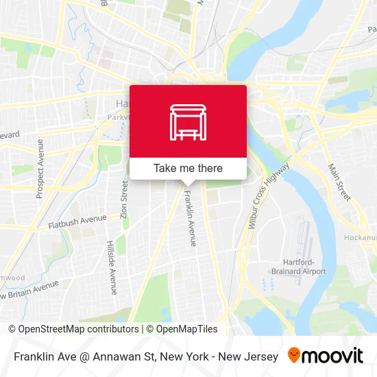 Franklin Ave @ Annawan St map