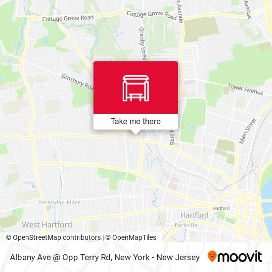 Mapa de Albany Ave @ Opp Terry Rd