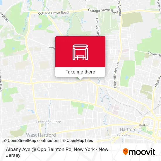 Albany Ave @ Opp Bainton Rd map