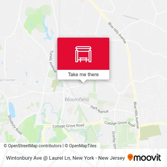 Wintonbury Ave @ Laurel Ln map