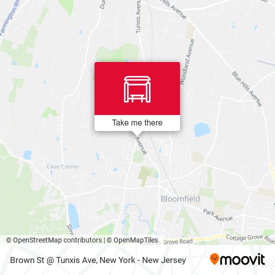 Mapa de Brown St @ Tunxis Ave