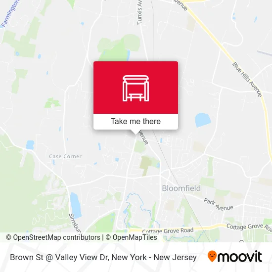 Brown St @ Valley View Dr map