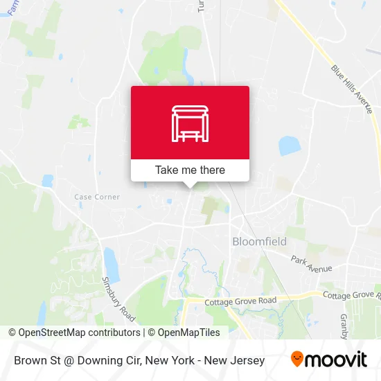 Brown St @ Downing Cir map