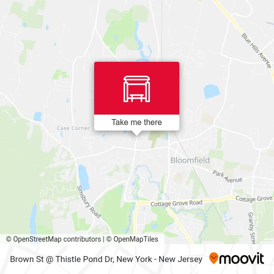 Brown St @ Thistle Pond Dr map