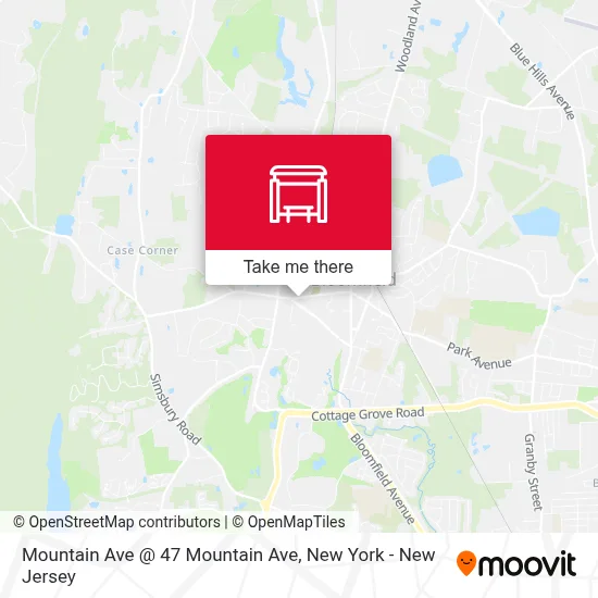 Mountain Ave @ 47 Mountain Ave map