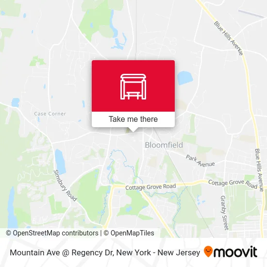 Mountain Ave @ Regency Dr map