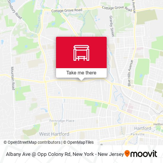 Albany Ave @ Opp Colony Rd map