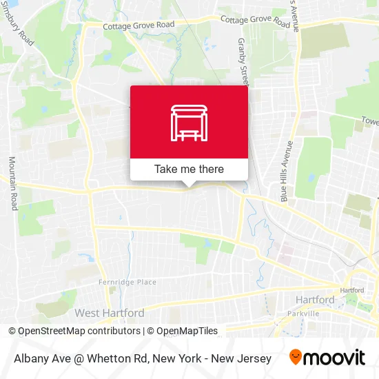 Mapa de Albany Ave @ Whetton Rd