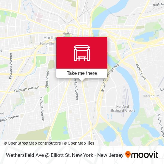 Wethersfield Ave @ Elliott St map