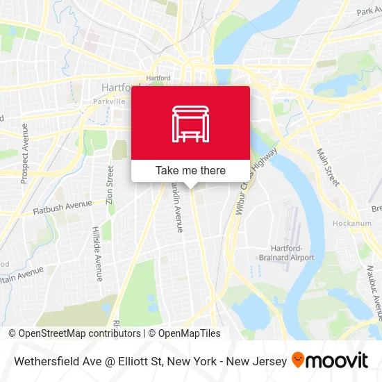 Wethersfield Ave @ Elliott St map
