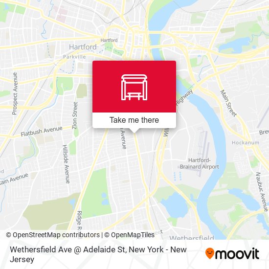 Wethersfield Ave @ Adelaide St map