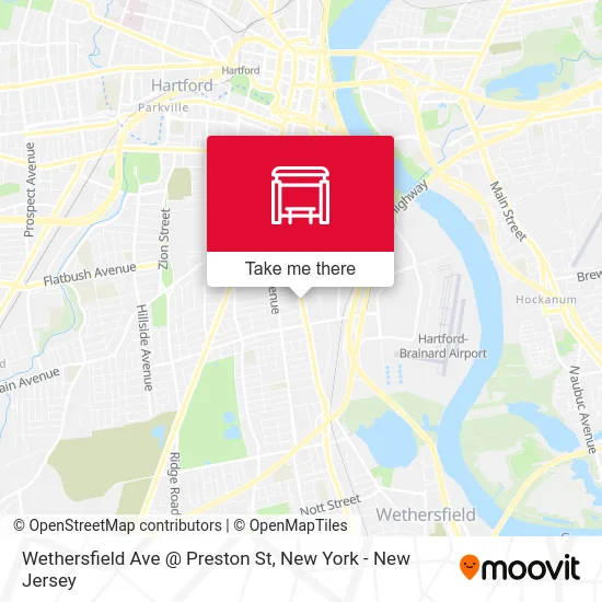 Wethersfield Ave @ Preston St map