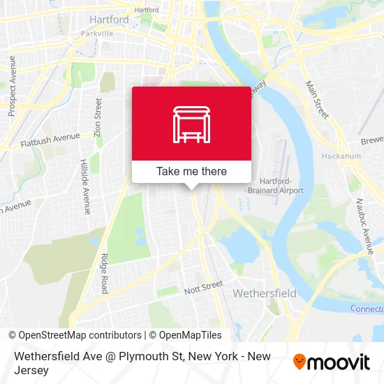 Wethersfield Ave @ Plymouth St map