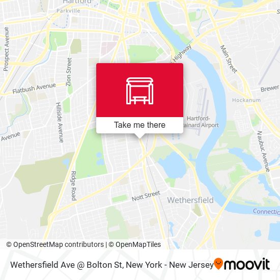 Mapa de Wethersfield Ave @ Bolton St