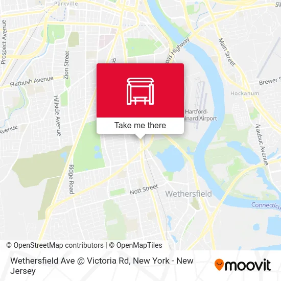 Wethersfield Ave @ Victoria Rd map