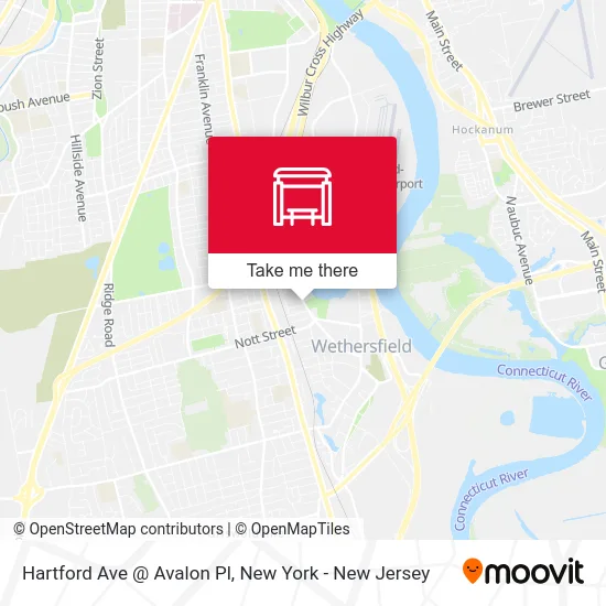 Hartford Ave @ Avalon Pl map