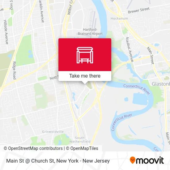 Main St @ Church St map