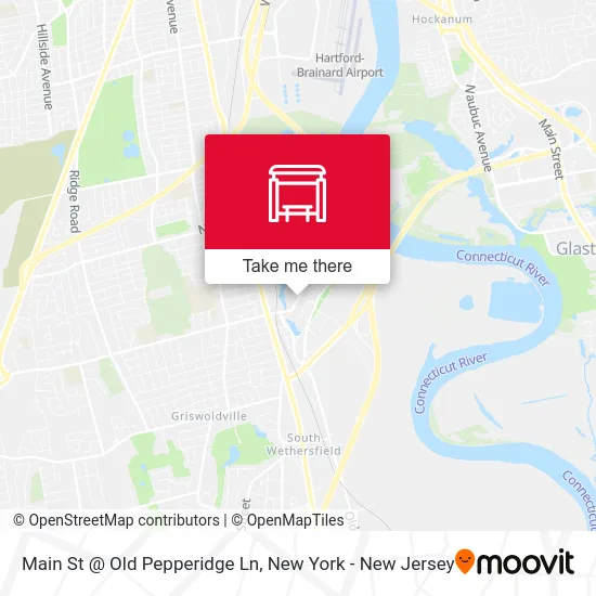 Main St @ Old Pepperidge Ln map