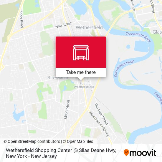Wethersfield Shopping Center @ Silas Deane Hwy map