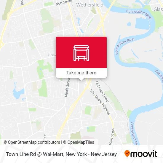 Town Line Rd @ Wal-Mart map