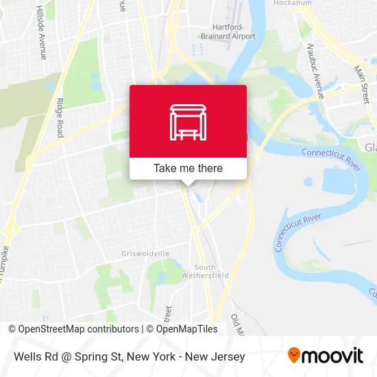 Wells Rd @ Spring St map