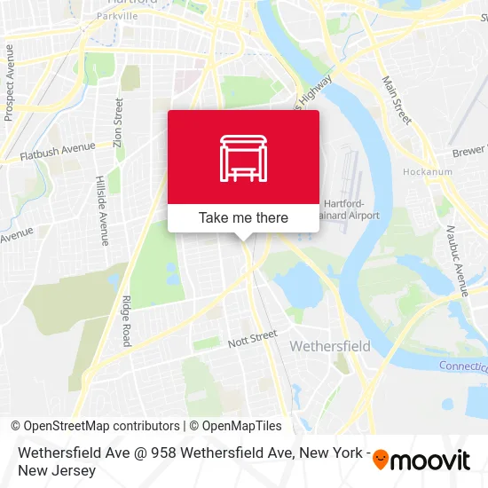 Wethersfield Ave @ 958 Wethersfield Ave map