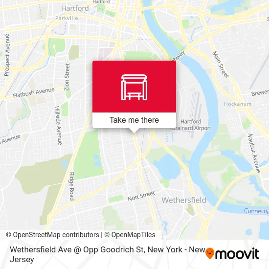 Wethersfield Ave @ Opp Goodrich St map