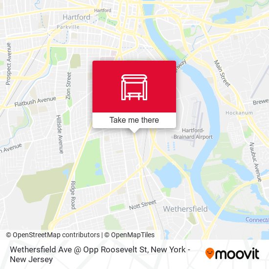 Mapa de Wethersfield Ave @ Opp Roosevelt St