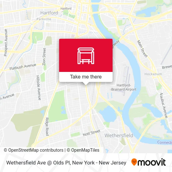 Wethersfield Ave @ Olds Pl map