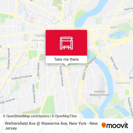 Wethersfield Ave @ Wawarme Ave map