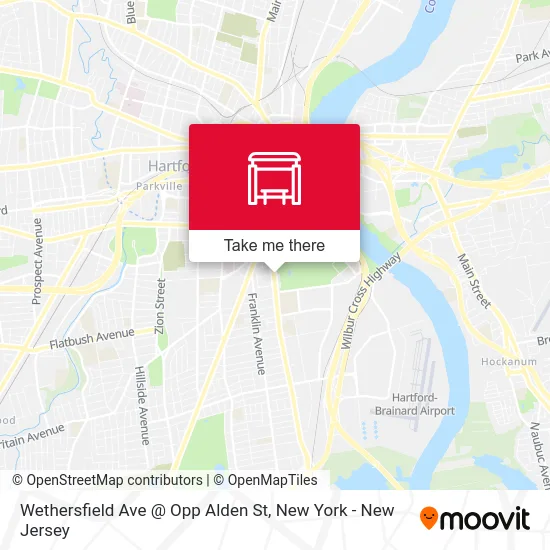 Wethersfield Ave @ Opp Alden St map