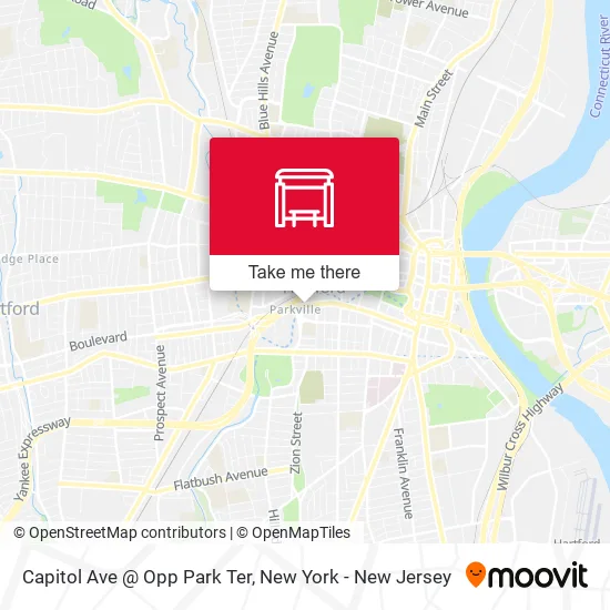 Capitol Ave @ Opp Park Ter map